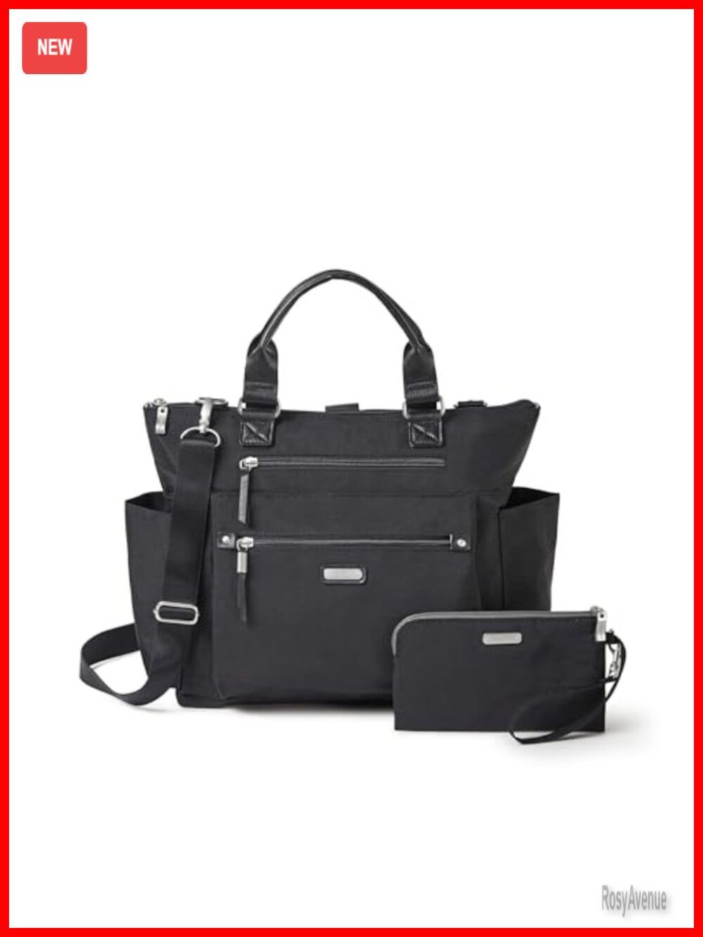 3-in-1 Convertible Backpack Tote Travel Handbag RFID Wristlet